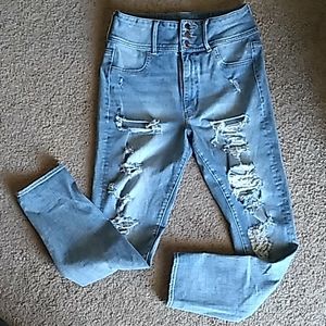 American Eagle 360 super stretch x4 hi-rise